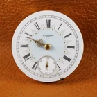 1892 ELGIN Fancy Face Pocket Watch Movement Lever Set 21 Jewels Size 18s *Repair