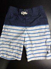Polo Ralph Lauren Boys Nautical Swim Trunks Striped Youth Size Small 8