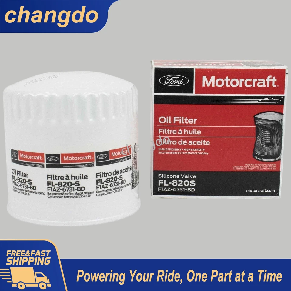 NEW Motorcraft FL820S Oil Filters Case of 12 Bulk Pack FL820SB12 FL820S OEM US - Image 3 of 4
