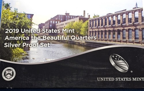 A 2019 US Mint Silver Proof Quarter Set ☆☆ .999 Fine Silver With COA/Box! - Picture 3 of 4