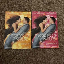 Forces of Nature Movie Sandra Bullock Ben Affleck Vintage 1999 Postcard Qty 2