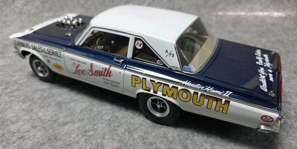 Die-cast Promotions 1965 A/fx 1965 Plymouth 1/18 Lee Smith Haulin Hemi II  Foto 3 de 4