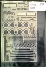 1/24 Studio 27 Ferrari 512bb Photoetch Upgrade Set New