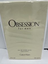 Obsession by Calvin Klein, 4.2 oz/125 ml EDT Spray for Men NEW AND SEALED