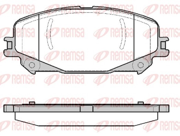 Bremsbelagsatz Scheibenbremse Remsa 1318.30 FüR Espace Renault ScÉNic 4 Talisman-image