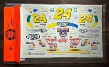 SLIXX Decals Jeff Gordon 24 Dupont 50th Anniversary 1998 1/24 NASCAR Vintage
