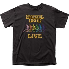 Grateful Dead Live Mens T Shirt Music Classic Concert Band Tee New Black