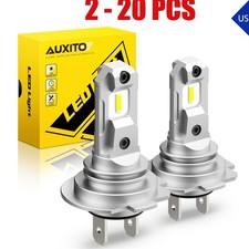 2-20X AUXITO H7 LED Headlight DRL Bulb Hi Lo Beam 6500K White Headlamp Canbus GF