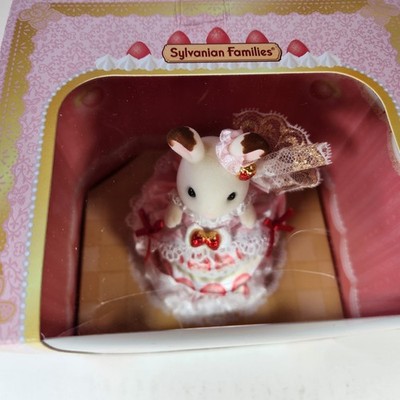sylvanian families freya's birthday celebration strawberry cake dress Black Lace Fairytale Dress