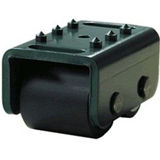 Hilman Rollers BSD-1N, Swivel Diamond Top and Nylon Wheel Bull Dolly, 1 Ton Cap.