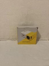 EEEKit 1080p Portable LED Mini Projector - White/Yellow NEW IN BOX FREE SHIP