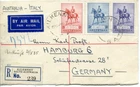 1935 SILVER JUBILEE AUSTRALIA PLAIN FDC KILKENNY CDS PMKS TO HAMBURG GERMANY