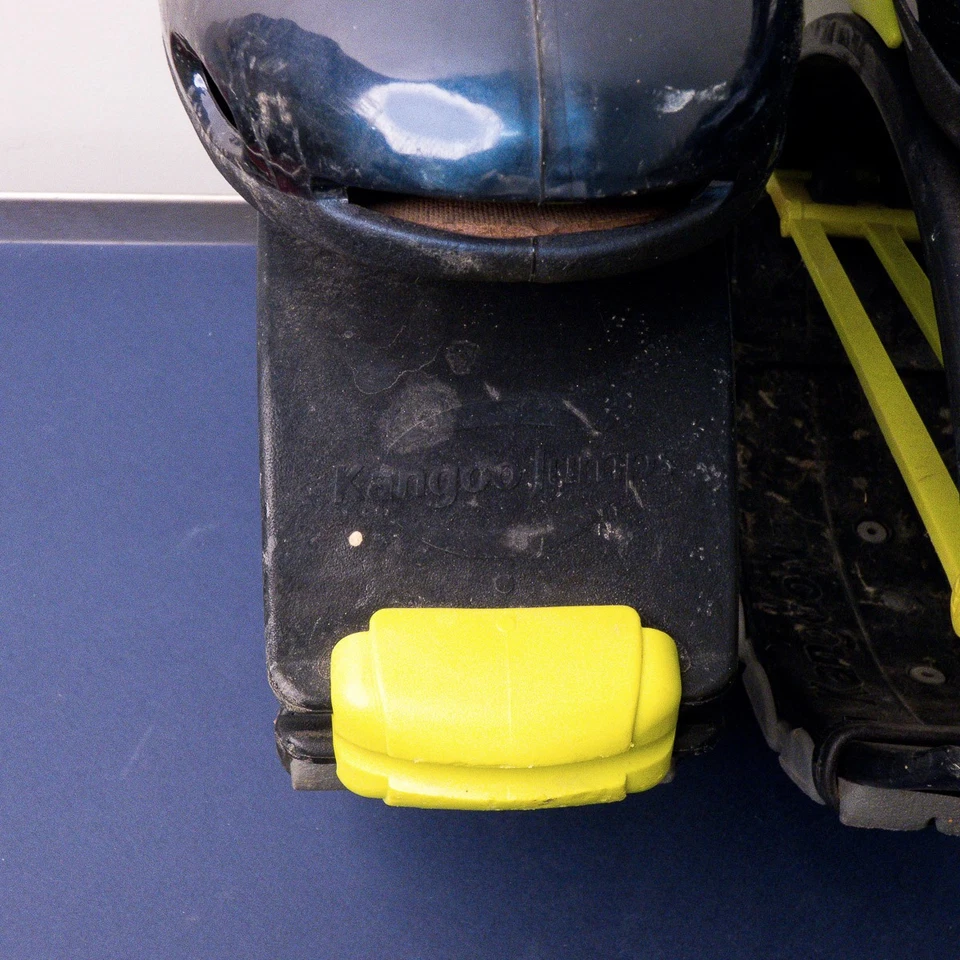 Sapatos de salto Kangoo KJXR3 X-Rebound masculino tamanho grande G preto amarelo - Imagem 3 de 4