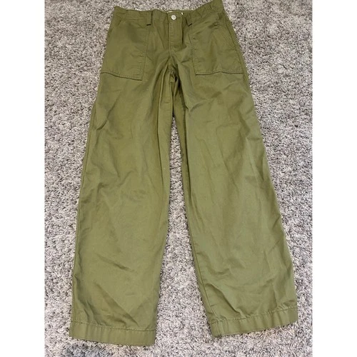 Levi's 94 Baggy Jeans Olive Green Cargo Style Women's W28 L30