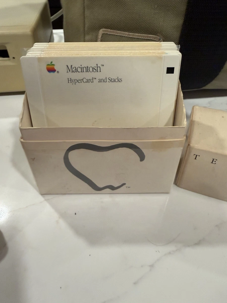 Computadora Apple Macintosh 128K M0001 (1984) Funciona - Manuales Teclado Mouse Drive