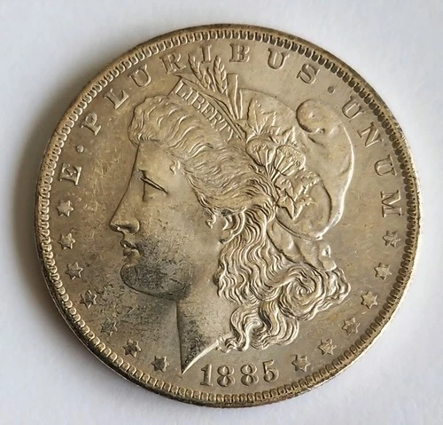 Silver Coin DOLLAR MORGAN 1885 O NEW ORLEANS  AU/AU+