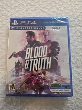 Blood & Truth PlayStation 4 PSVR PS4 Game Brand New & Factory Sealed!