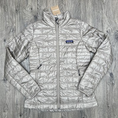 Patagonia Jacket Size XS Womens Seabird Grey Nano Puff Insulated