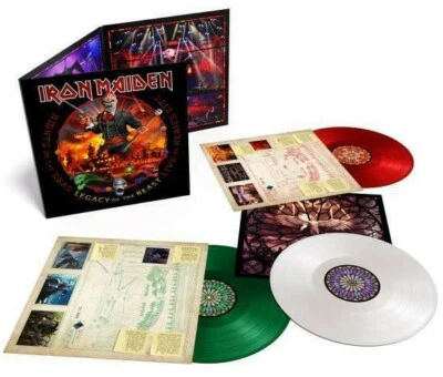 Iron Maiden - Nights Of The Dead Live In Mexico Green White Red 3 Vinyl LP NEU - Bild 1 von 2
