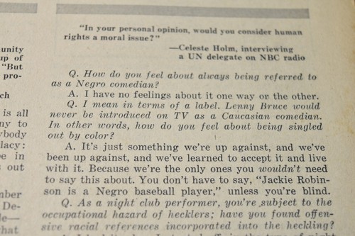THE REALIST #29 SEPTEMBER 1961-INTERVIEW w DICK GREGORY - Picture 3 of 3