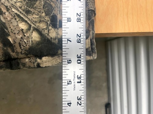 VTG Mossy Oak Coveralls Jumpsuit Mens XL Green Camo Cotton Hunting Long Sleeve - Picture 4 of 20