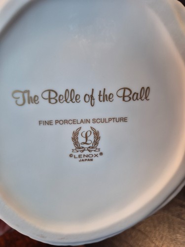 Lenox The Belle of The Ball Figurine The Ladies Of Fashion Collection 8.5” Tall - Picture 5 of 5