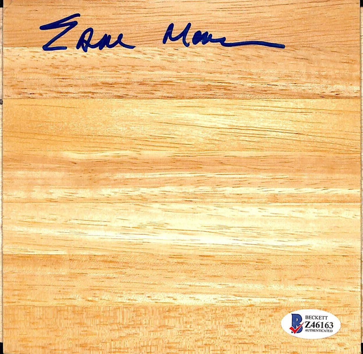 Earl Monroe Autographed Signed New York Knicks Parquet Floor Beckett BAS #Z46163 