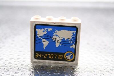 LEGO Space: Panel 1 x 4 x 3 Card of the World - Ref 4215pb008