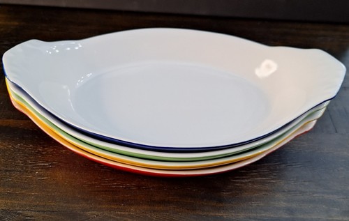 Housewares International Set Of 4 Au Gratin Baking Dishes 10 1/8"L X 5 1/4"W - Picture 7 of 14