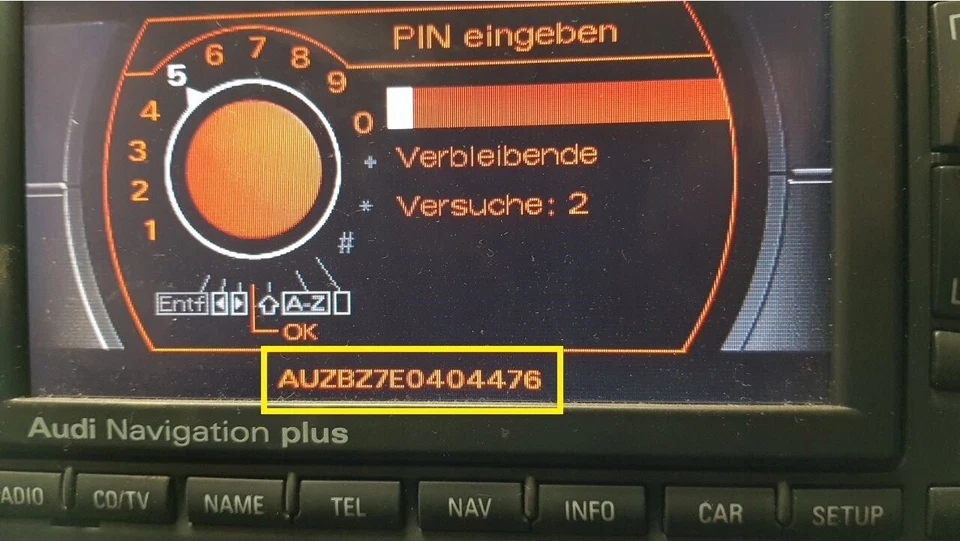 AUDI Radio CODE Key dekodieren RNS-E Navigation Concert Chorus Beta SAFE REMOTE - Bild 4 von 4