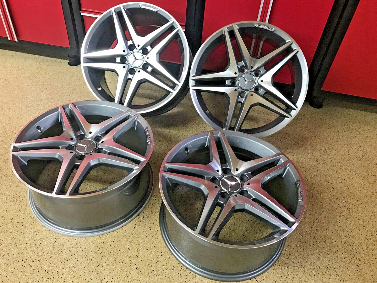 MERCEDES BENZ 18 INCH RIMS WHEELS SET4 NEW 18/8.5 FITS GLA250 AMG