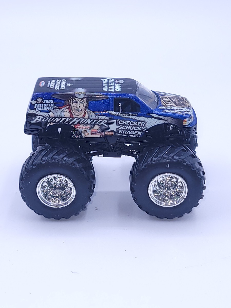 Hot Wheels Monster Jam Bounty Hunter 2005 Freestyle Champion 1:64