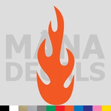 Flame Vinyl Die Cut Decal Sticker - Fire Hot Heat Torch