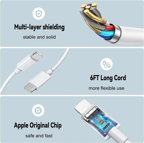 1 Original Carga Rapida USB-C De 20W Cargador Para Iphone 12 11 14 13 Pro Max XS - 第 3/12 張圖片