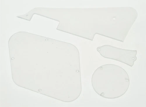 Clear LP Pickguard Cavity Covers Truss Rod Cover Transparent for Gibson Les Paul