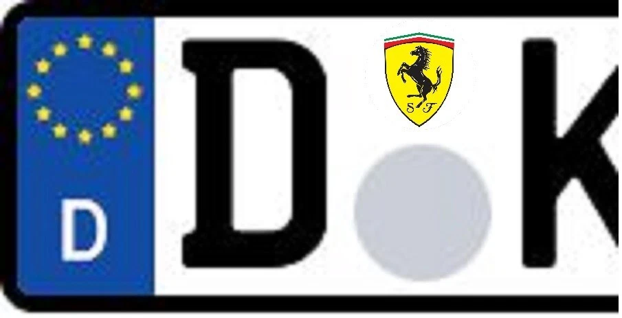 PEGATINA COCHE FERRARI PEGATINA COCHE SCUDERIA STICKER REDONDO MÓVIL TRANSPARENTE NUEVO - Imagen 3 de 4