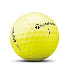 24 Recycled Golf Balls TaylorMade TP5 Yellow with Gator Poker Chip Marker