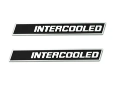 2X For 1986-87 Grand National T Type GM Intercooled Logo Fender Emblem 25526372
