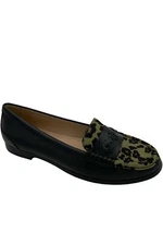 Jack Rogers Haircalf Slip-On Loafers Remy Black/Green