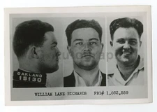 Early 20th Century Mug Shots - William Lane Richards - Oakland
