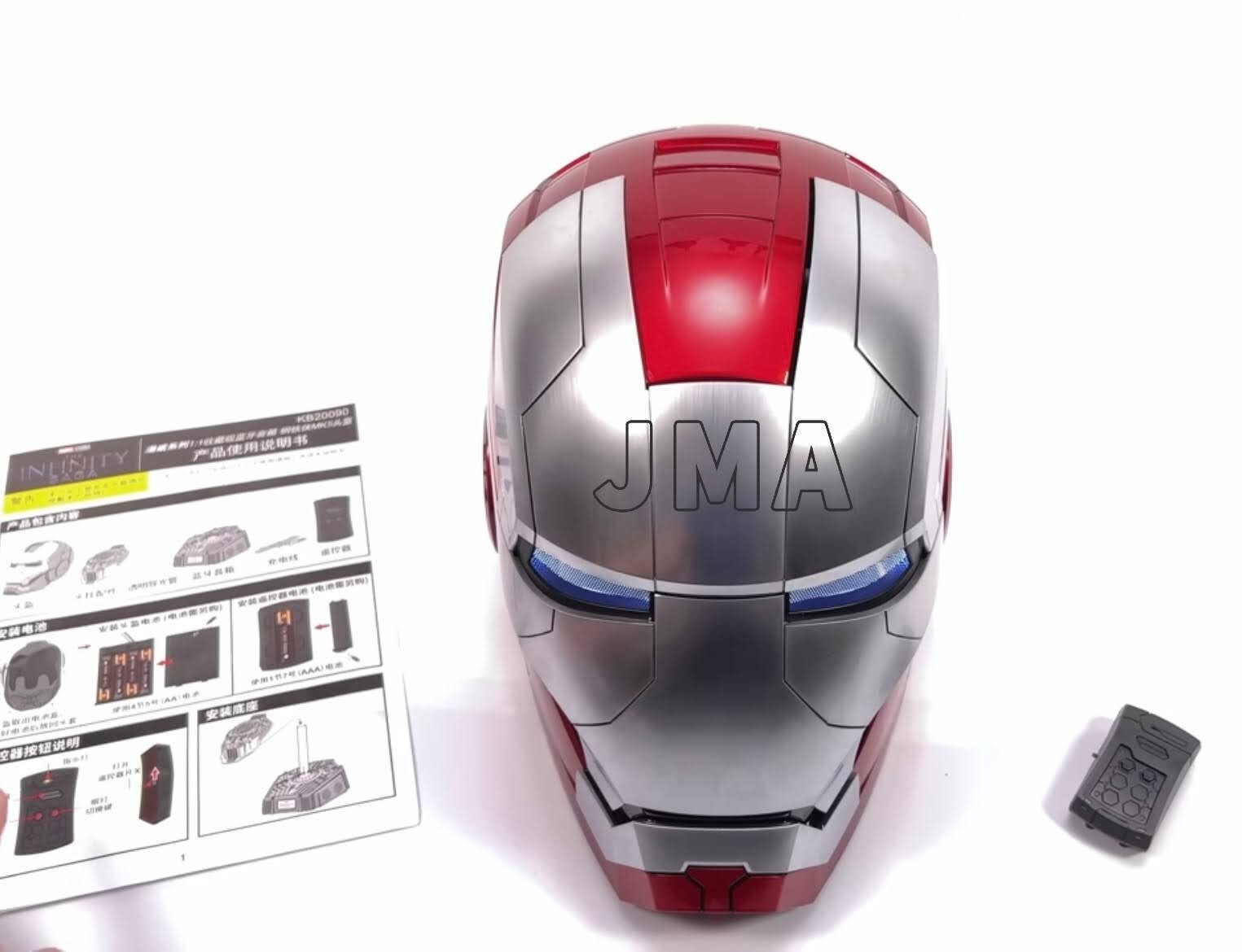 Killerbody Ironman Helmet + B/Tooth + Stand. Voice And Remote control Licensed