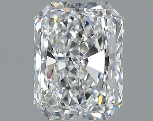 2.15Ct G VVS2 Lab Grown Radiant Cut Diamond Engagement Ring Invisible Halo Style - Picture 2 of 4
