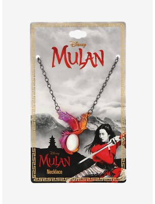 Disney Mulan Phoenix Necklace NWT