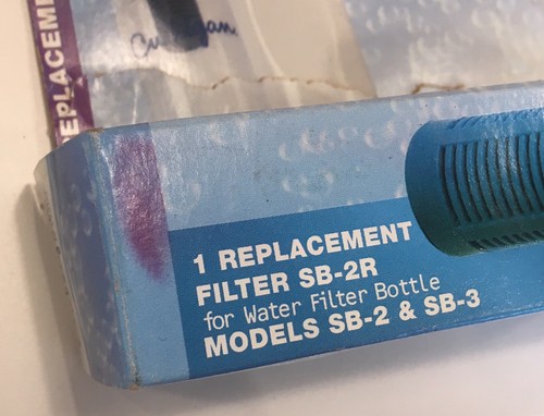 Lot Of 2 Culligan Water Bottle Filters SB-2R Fits Models SB-2 & SB-3 Box Wear - Picture 9 of 12