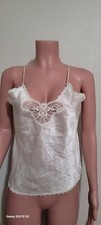 Vintage White Women's Camisole White Deena Size 36 Adjustable Straps