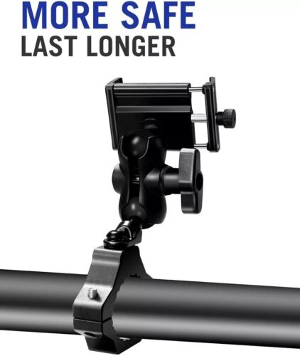 UTV Phone Holder SXS Phone Holder Mount on 1.75"-2" Roll Cage Bar Fits 4.7"-7 - Picture 4 of 8