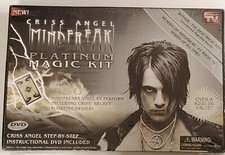 Criss Angel Mind Freak Platinum Magic Kit Tricks Set w/ DVD & Manual 250 Tricks