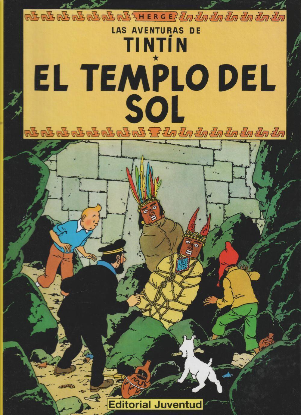 Thumbnail - Tintín: El Templo Del Sol Hergé Buch Spanisch 1993 Juventud Ean