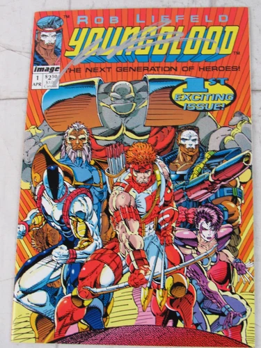 Youngblood #1 Apr. 1992 Image Comics Signed by Rob Liefeld