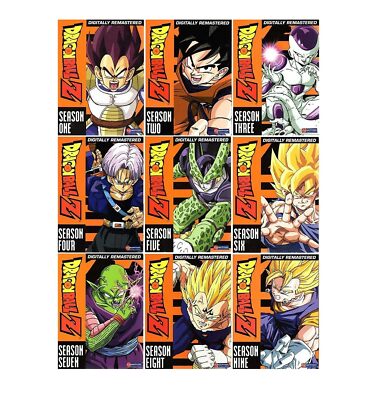 ドラゴンボールZ デジタルリマスター 全9シーズンセット Dragon Ball Z Seasons 1-9 DVD Digitally Remastered Complete Series